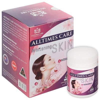 Alltimes Care Whitening Skin hỗ trợ trắng da, chống lão hóa hộp 60 viên