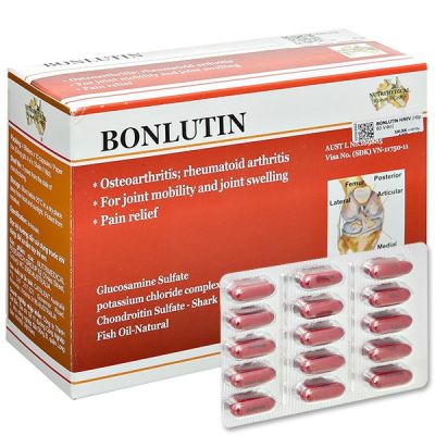 Bonlutin giảm triệu chứng thoái hóa khớp gối (4 vỉ x 15 viên)