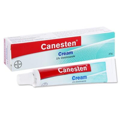 Canesten Cream 1% trị các bệnh nhiễm nấm ngoài da tuýp 20g
