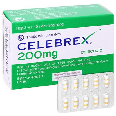 Celebrex 200mg giảm đau, kháng viêm xương khớp (3 vỉ x 10 viên)