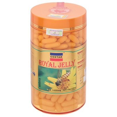 Sữa ong chúa Costar Royal Jelly giúp nâng cao sức đề kháng, làm đẹp da chai 365 viên