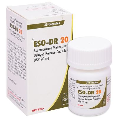 Eso-Dr 20 trị trào ngược dạ dày, thực quản lọ 30 viên
