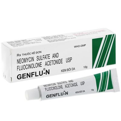 Kem bôi Genflu - N trị chàm dị ứng, vẩy nến, viêm da, lupus ban đỏ tuýp 10g