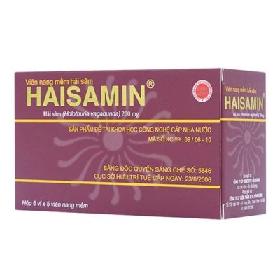 Haisamin hỗ trợ tăng cường sinh lý nam (5 vỉ x 6 viên)