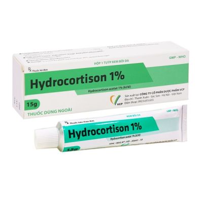 Kem bôi da Hydrocortison 1% VCP trị viêm da tuýp 15g