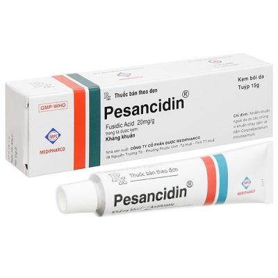 Kem bôi Pesancidin 20mg/g trị nhiễm trùng da, nấm da tuýp 15g
