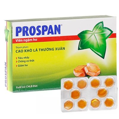 Viên ngậm Prospan trị viêm đường hô hấp, đau họng (2 vỉ x 10 viên)
