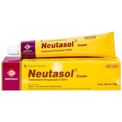 Neutasol Cream 0.05% trị chàm, vảy nến, viêm da tuýp 30g