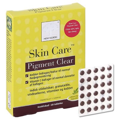New Nordic Skin Care Pigment Clear làm đẹp da, giảm nám hộp 60 viên