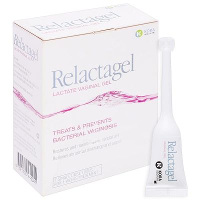 Gel Relactagel Lactate Vaginal điều trị và phòng ngừa viêm âm đạo (7 tuýp x 5ml )