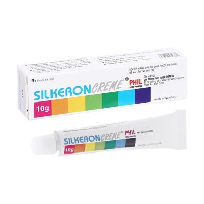 Silkeron Creme trị bệnh ở da do dị ứng, viêm da do bội nhiễm tuýp 10g