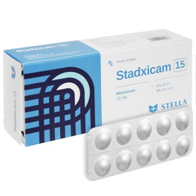 Stadxicam 15mg trị viêm xương khớp (3 vỉ x 10 viên)