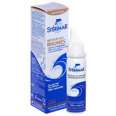 Xịt mũi Sterimar Sensitive Nose hỗ trợ giảm viêm mũi chai 50ml