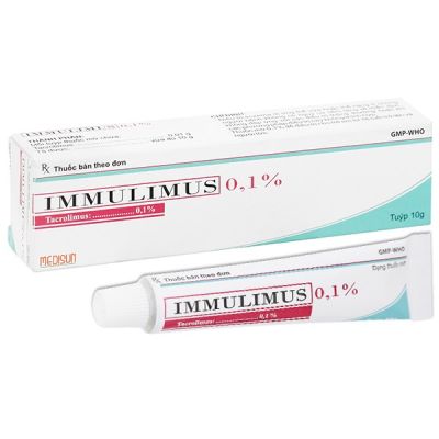 Thuốc mỡ bôi da Immulimus 0.1% trị eczema tuýp 10g