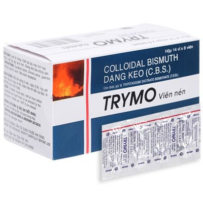 Trymo Tablets 120mg trị viêm loét dạ dày, tá tràng (14 vỉ x 8 viên)