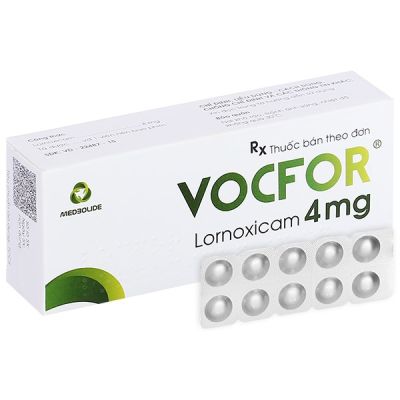 Vocfor 4mg giảm đau, kháng viêm xương khớp (3 vỉ x 10 viên)