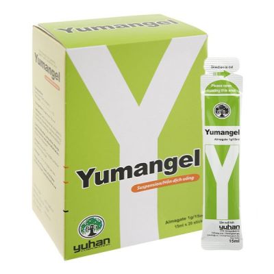 Hỗn dịch uống Yumangel 1g trị trào ngược dạ dày, thực quản (20 gói x 15ml)